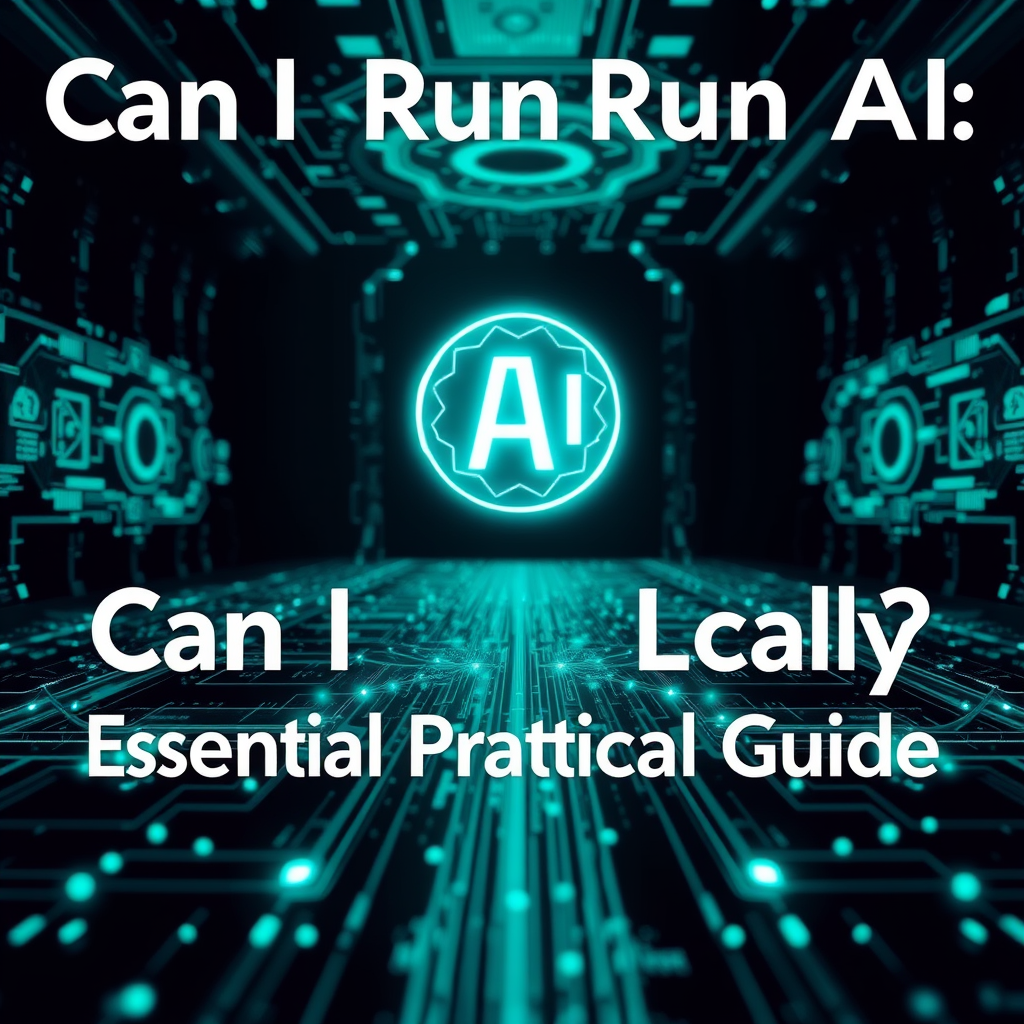 Can I Run AI Locally? The Essential Practical Guide
